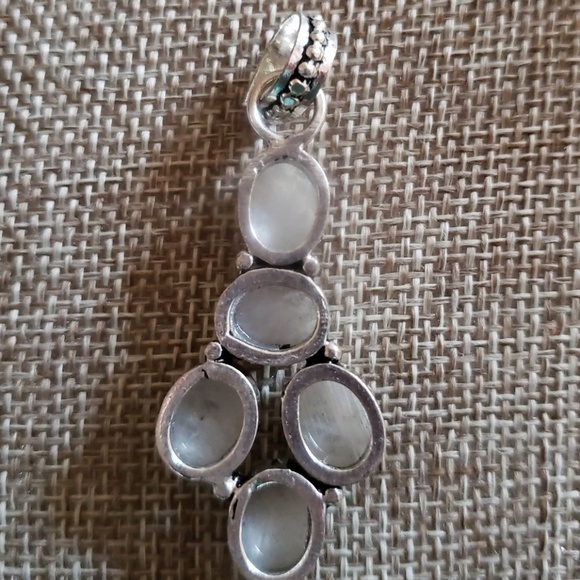 Handcrafted Rainbow Moonstone Pendant - Picture 4 of 4